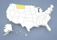 Landseer chovatel v Montaně,MT, Mont.