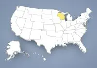 Landseer chovatel ve Wisconsinu,WI, Wis.